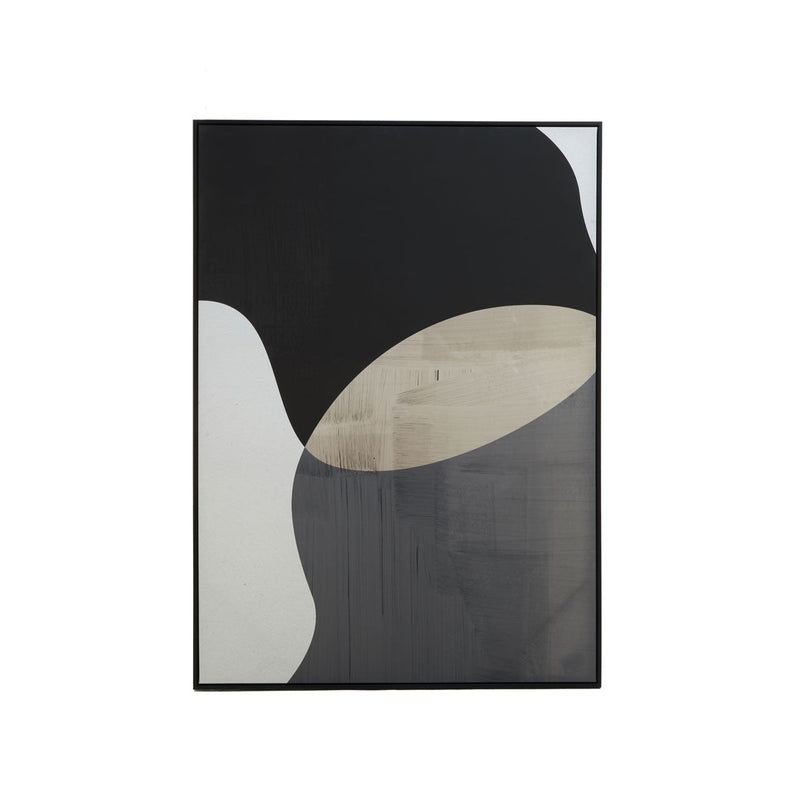 Monochromatic Abstract Wall Canvas