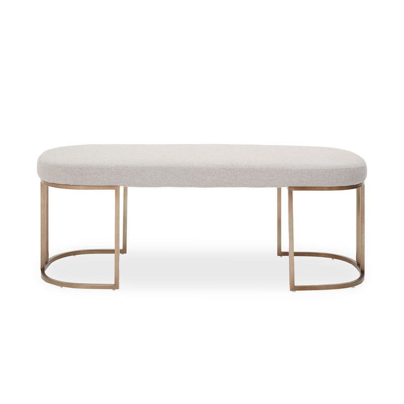neutral Bench With Curved Base