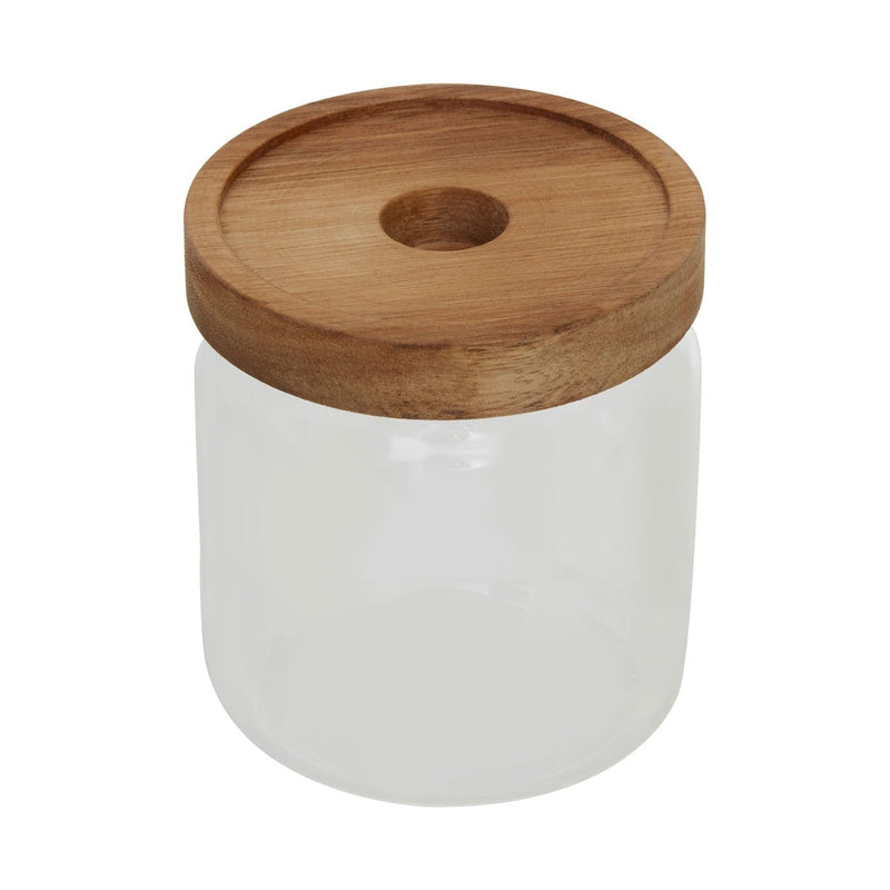Wooden Lid Storage Jar 550ml