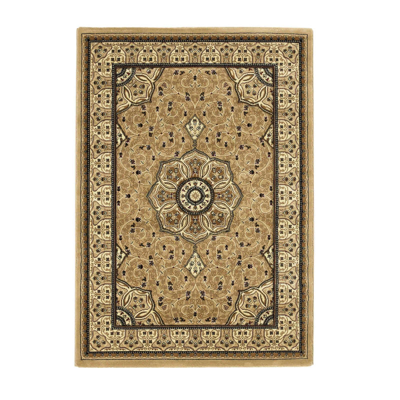 Heritage 4400 Traditional Medallion Rugs in Beige