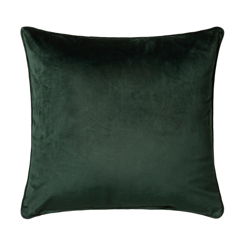 Bellini Velvet Cushion in Forest Green