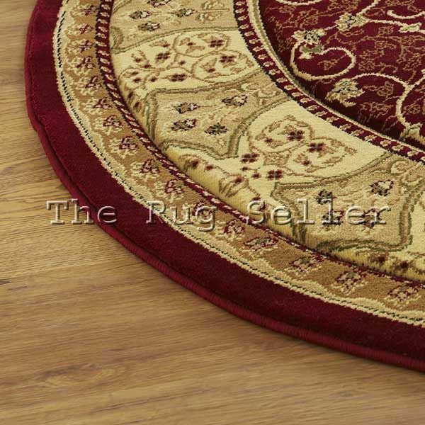 Heritage 4400 Circular Rugs in Red