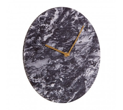 Black Marble Wall Clock