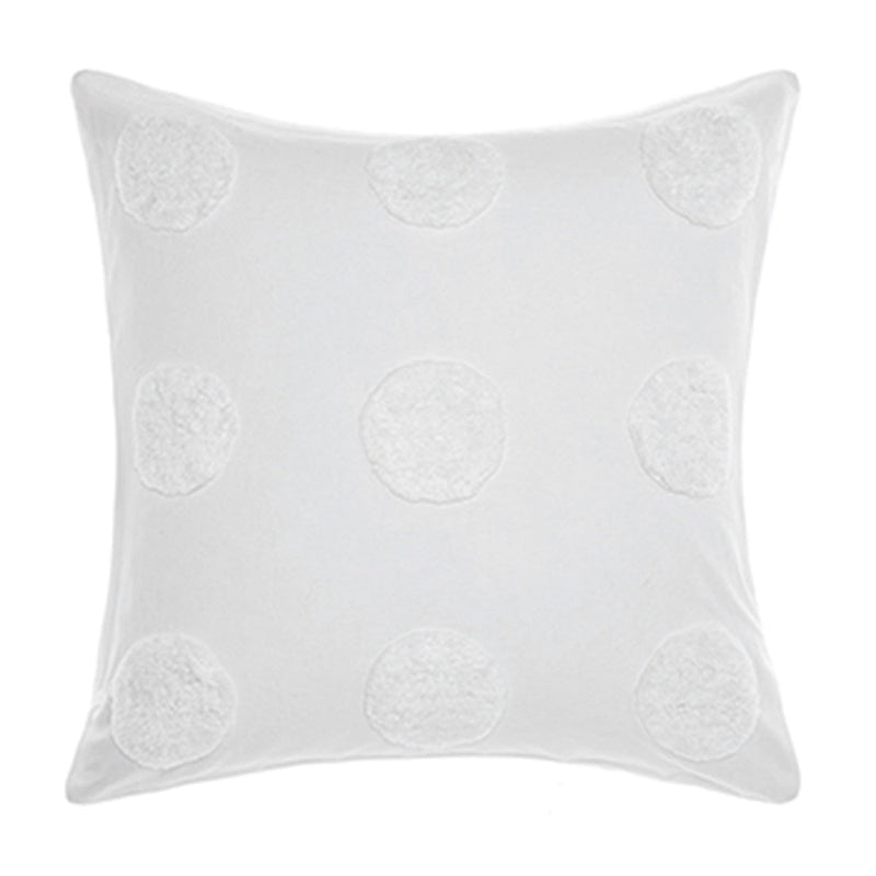 Boho Tufted White Cushion Cover 65x65