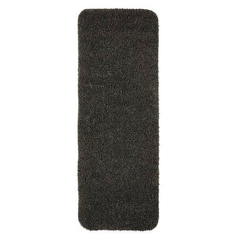 Buddy Washable Hallway Runner Rugs in Charcoal