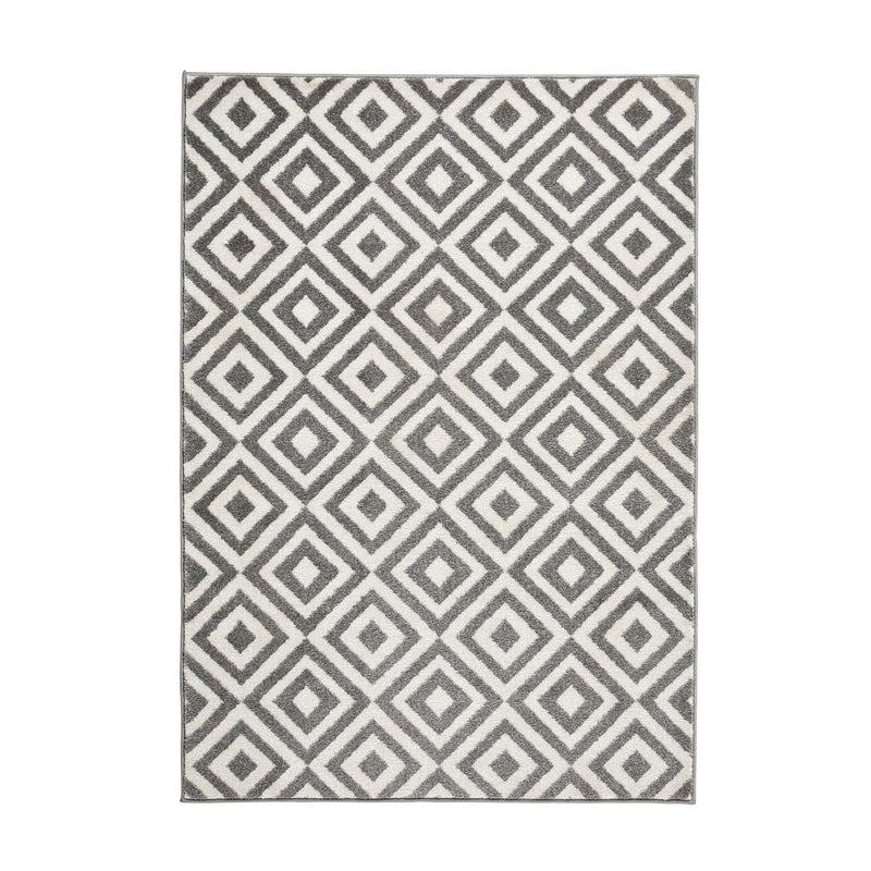 Matrix Rugs MT 89 in Grey and White