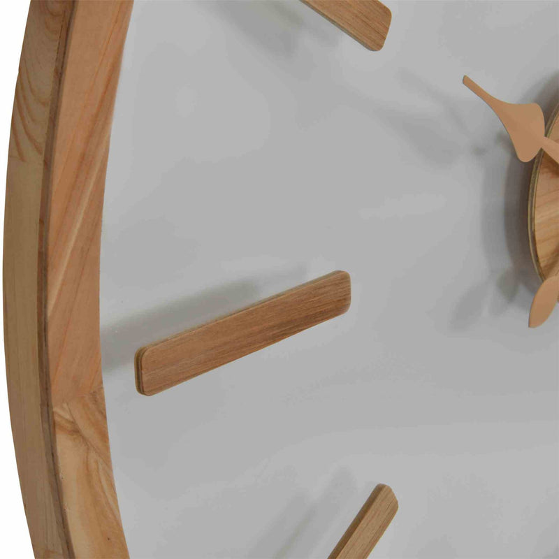 Odelay Floating Wooden Clock 100cm
