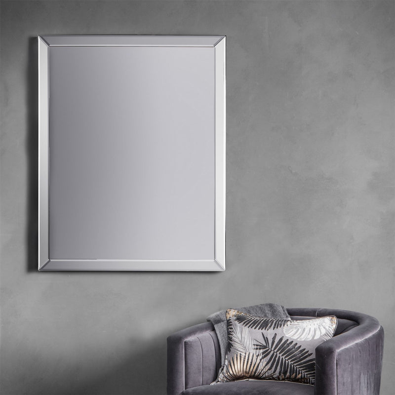 Luxe Tapi Olivia Rectangle Angled Glass Mirror