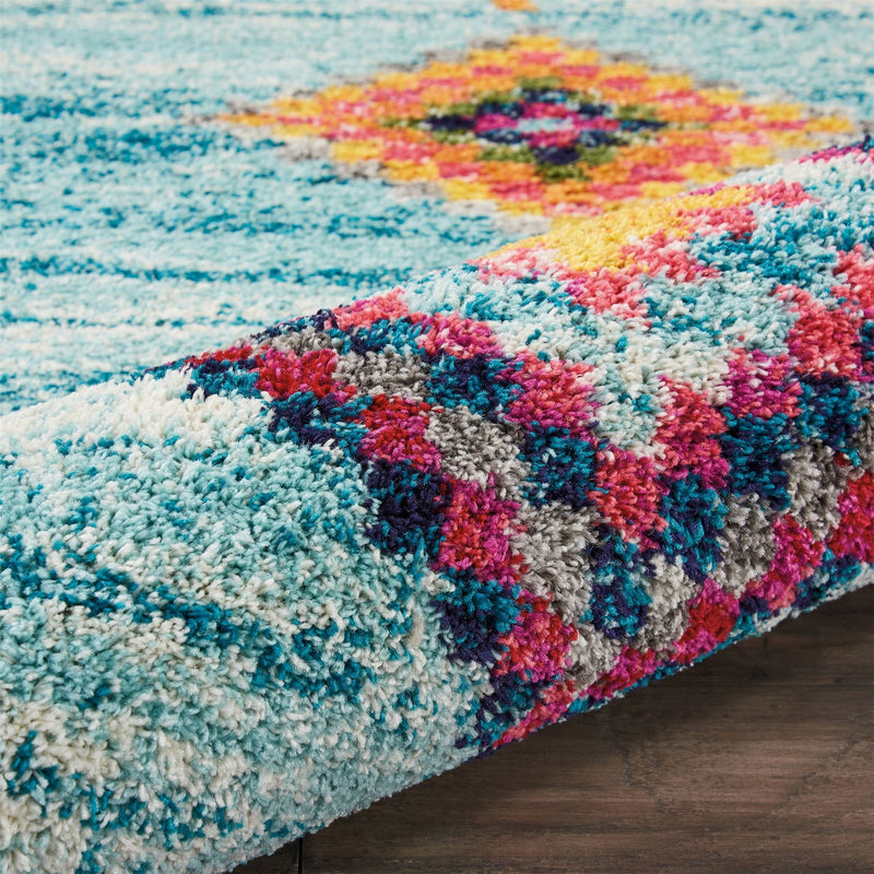 Nomad Rugs NMD04 by Nourison in Aqua