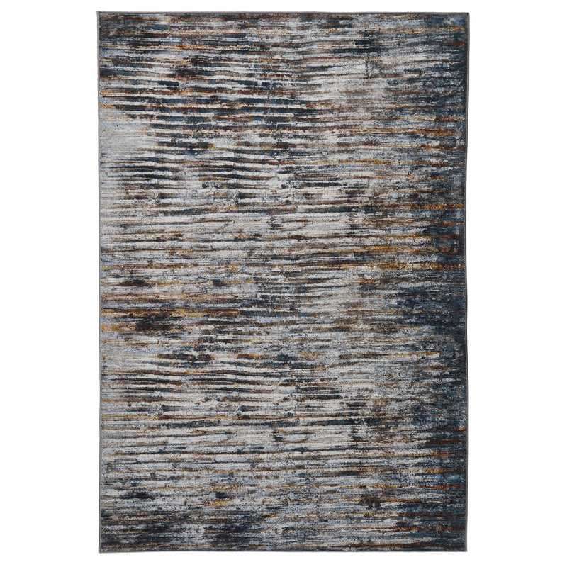 Mojave 4152X Abstract Distressed Rugs in Multi