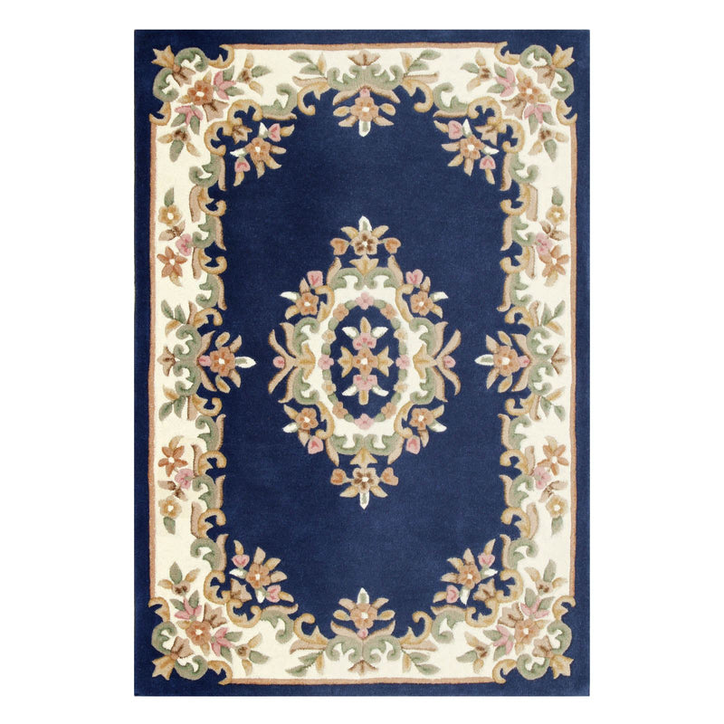 Royal Aubusson Traditional Wool rugs in Blue
