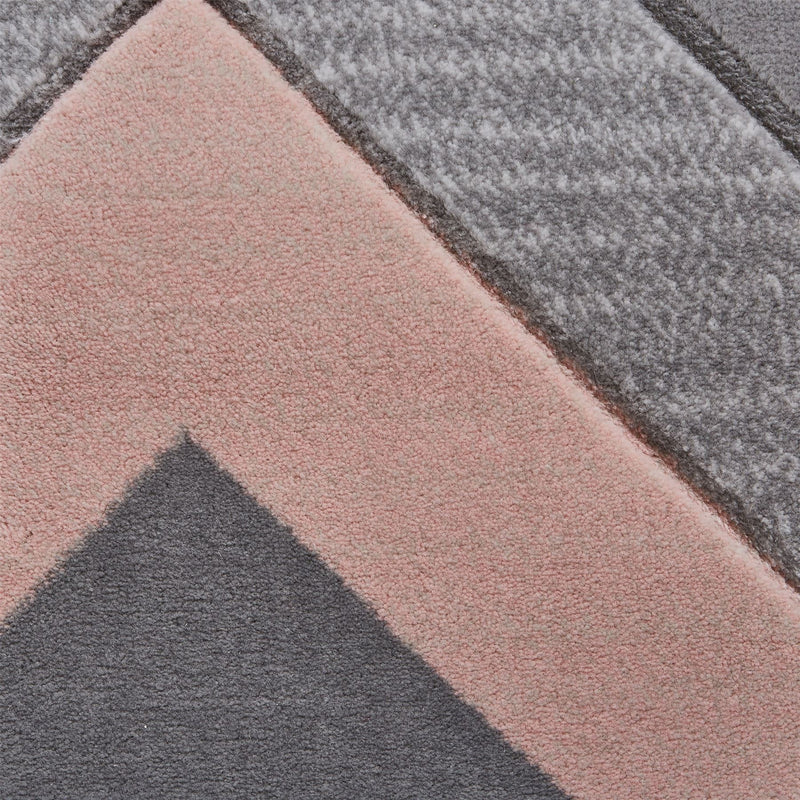Pembroke Rugs G2075 in Grey and Rose