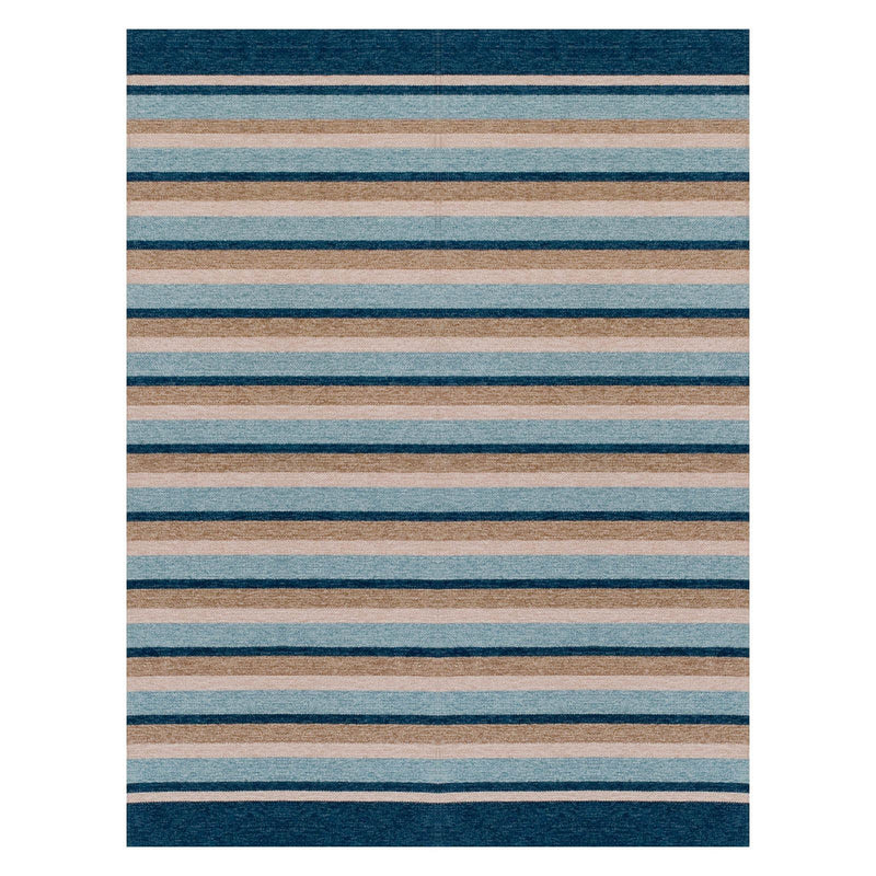 Pacific Anti Slip Rugs 176X in Blue and Beige