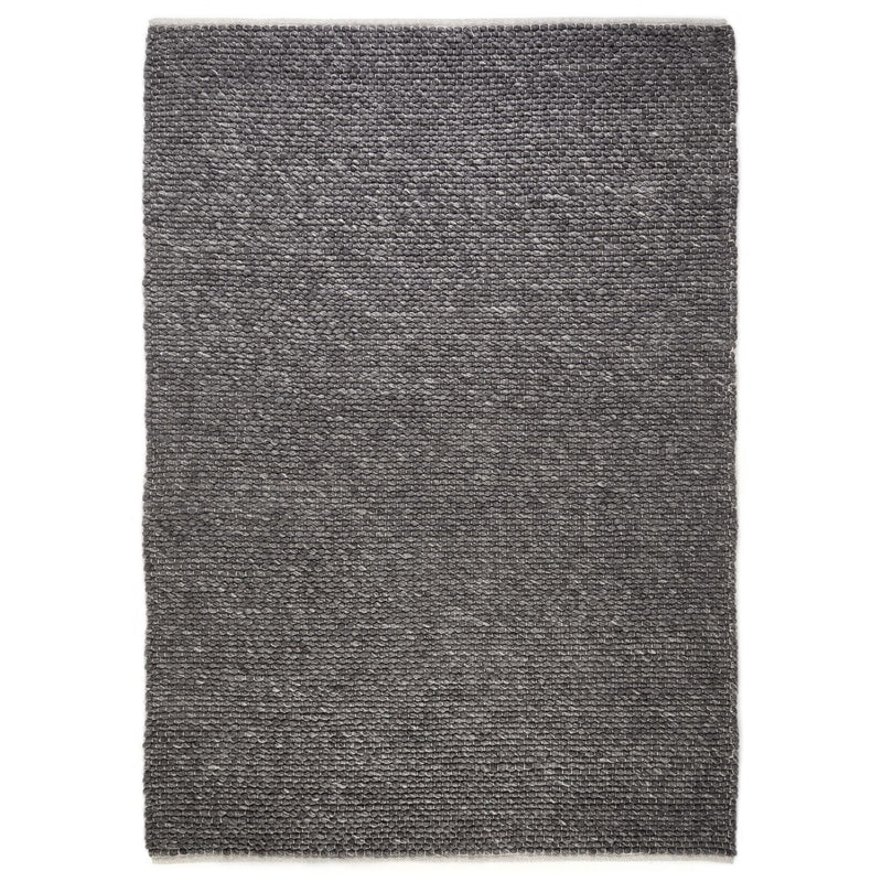 Savannah Wool Rug in Charcoal Grey