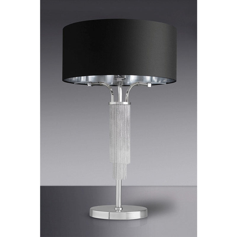 Langan Table Lamp With Black Shade