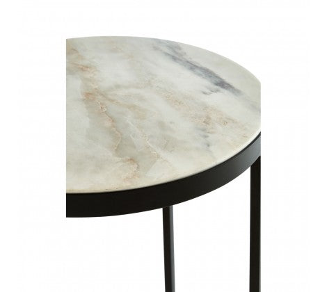 Giles Marble Side Tables