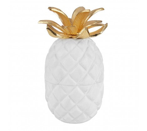 Gold Marble Pineapple Jar