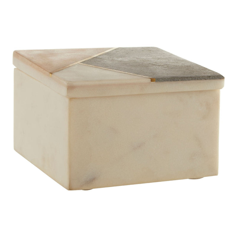 Grey and Pink Marble Trinket Box