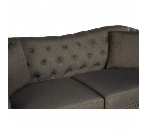 Cooper Grey 3 Seat Sofa