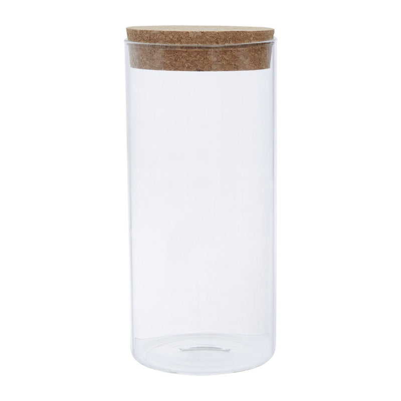 1.3L Cork Lidded Glass Jar