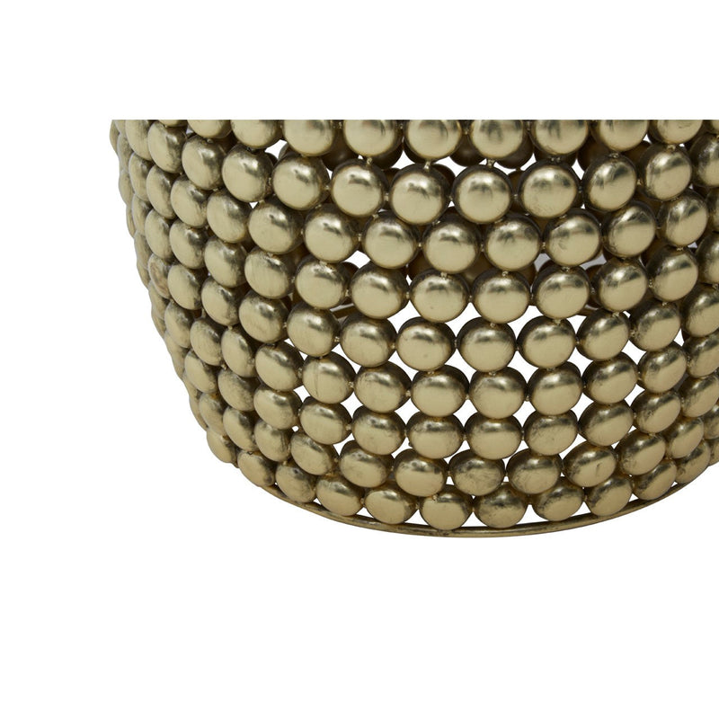 Gold Temple Beaded Stool
