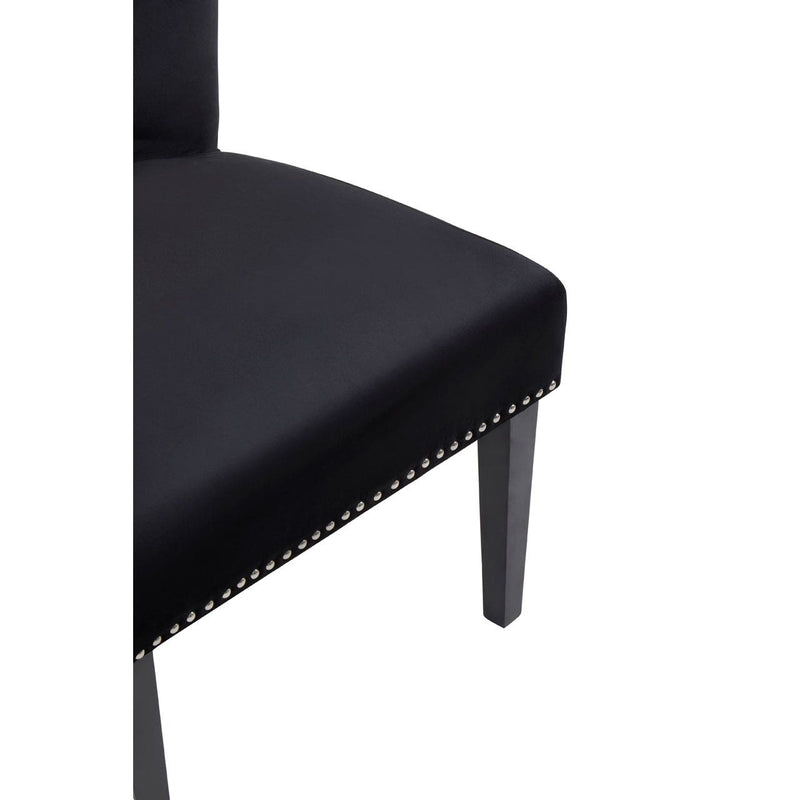 Black Winged Townhouse Dining Chair